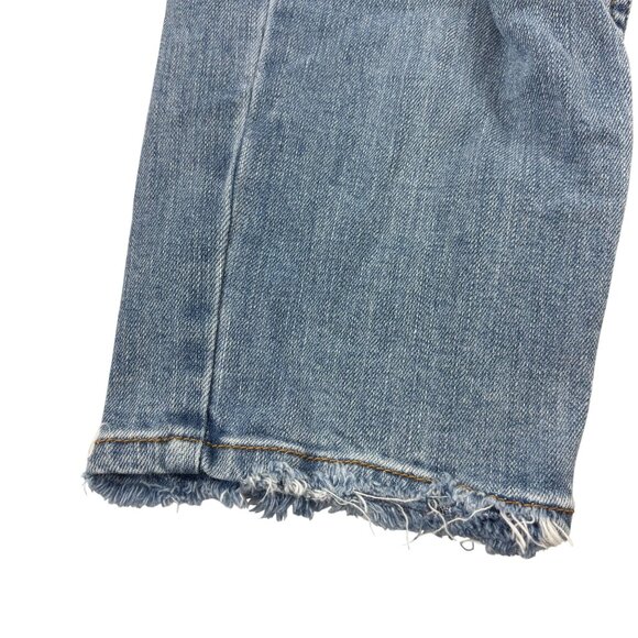 Wild Fable High Rise Mom Jeans Womens Size 10 Distressed Light Wash Blue Denim - Picture 6 of 13